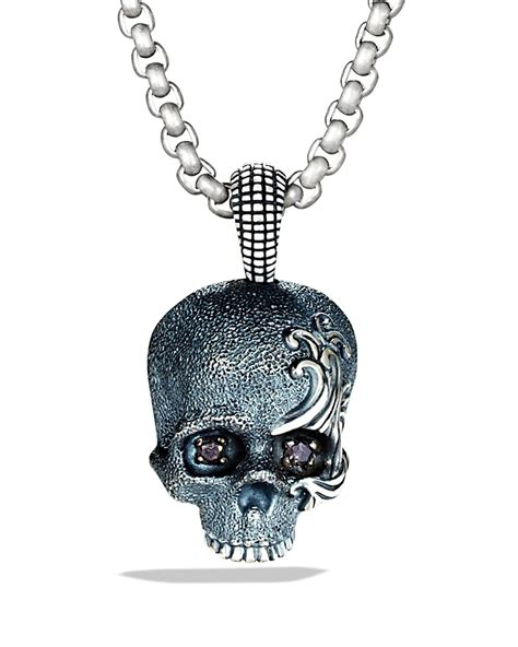 David yurman skull amulet